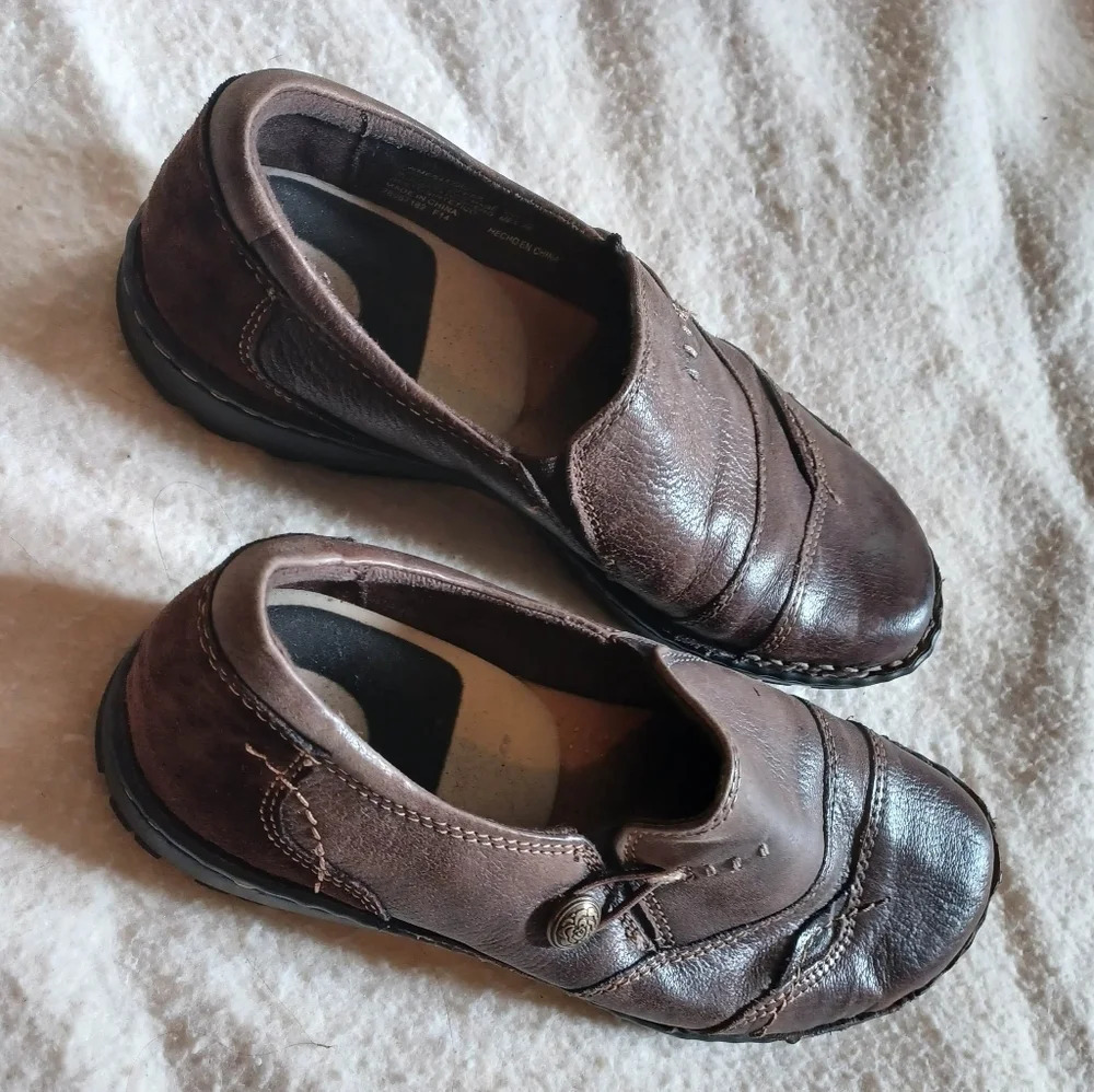 Earth Spirit Casual Leather Suede Loafer Shoes - Picture 2 of 9